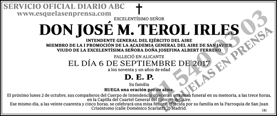 José M. Terol Irles